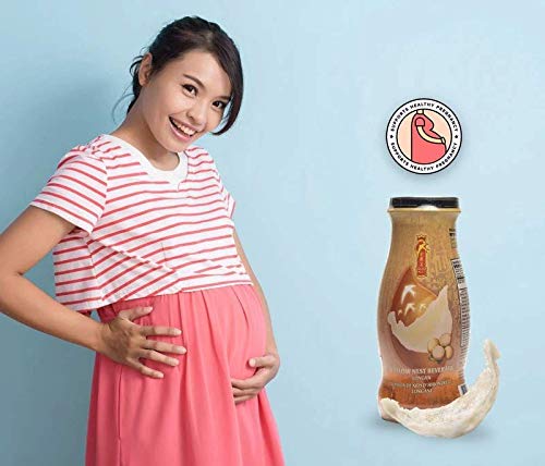 Golden Nest Premium Bird Nest Drink, Swallow Bird Nest 100% Natural - Made in USA, (??) 12 bottles x 240 ml (8oz) (Longan)